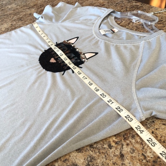 Halloween Trick Treat Sequin Cat Nightgown - Picture 2 of 9